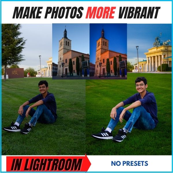 How do you make photos more vibrant in Lightroom