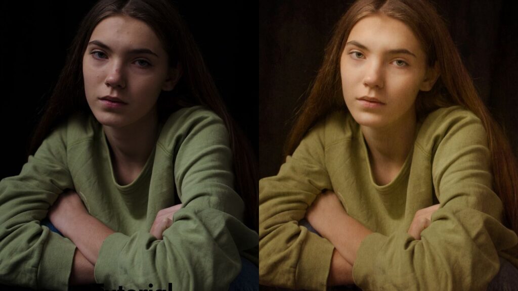 Before and After Ai photo retouching