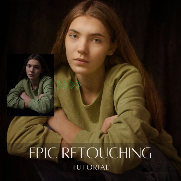 Epic Portrait Retouching with artificial intelligence photo editing
