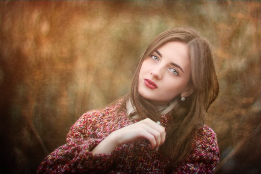 How to create a soft and dreamy aesthetic look in a portrait.