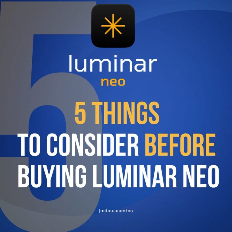 5 Things to Consider BEFORE Buying Luminar Neo