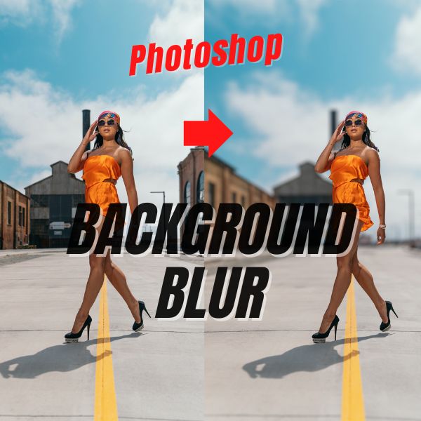 Background blur in photoshop